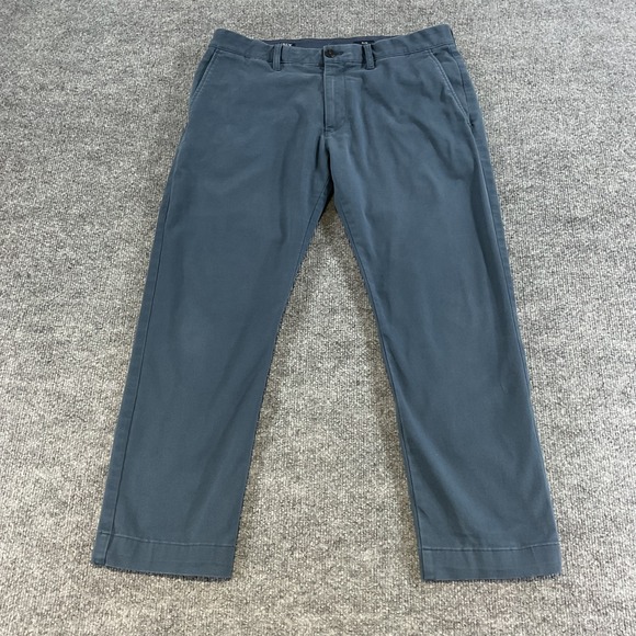J.CREW Other - J Crew Flex Slim Fit Chino Pants 32x32 Blue Stretch Flat Front Casual Dress Mens